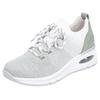 Slip-On Sneaker REMONTE, Damen, Gr. 38, grün (mint, weiß), Textil, Lederimitat, sportlich, Schuhe, Freizeitschuh, Halbschuh, Slipper mit modischem Keilabsatz