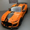 Große 1:18 Ford Mustang GT500 Miniaturen Legierung Druckguss Metall Fahrzeug Modell Schreibtisch