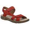 Sandale JOSEF SEIBEL "Brenda 03", Damen, Gr. 41, rot (rubinrot), Leder, casual, Schuhe, mit Lederinnenausstattung