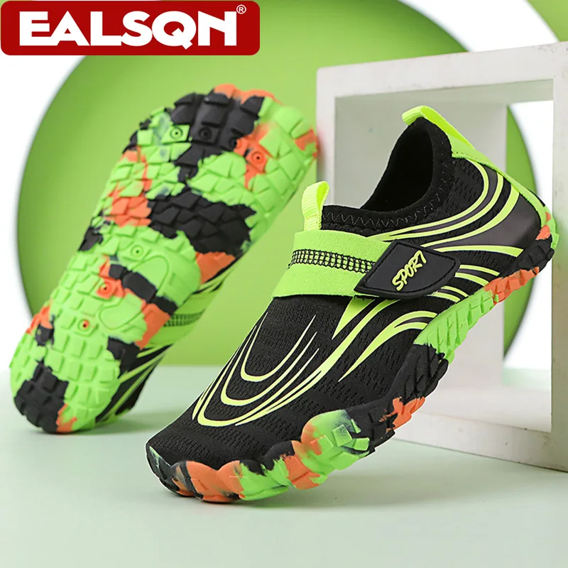Outdoor Kinder Jungen Barfuß Schnell Trocknend Strand Schwimmen Schuhe Aqua Schuhe Indoor Fitness Laufschuhe Sommer 31-38 Image