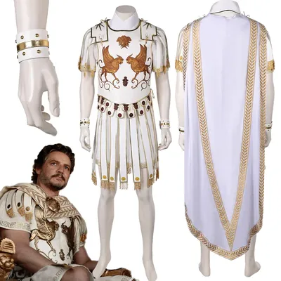 Marcus Acacius Cosplay Fantasy Römischer General Umhang Kleidung 2024 Film Gladiator Kostüm Image
