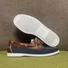 SEBAGO HANDGEMACHTE HERREN HOMME DOCKSIDES PORTLAND SCHUHE – PREMIUM ECHTES LEDER BOOTSCHUHE LOAFERS FLATTE AB042