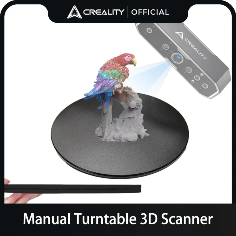 Creality Original 3D-Scanner, manuell betriebenes Plattenspieler-Set für CR-Scan Otter/Raptor/Ferret 3D-Scanner-Teile-Zubehör Image