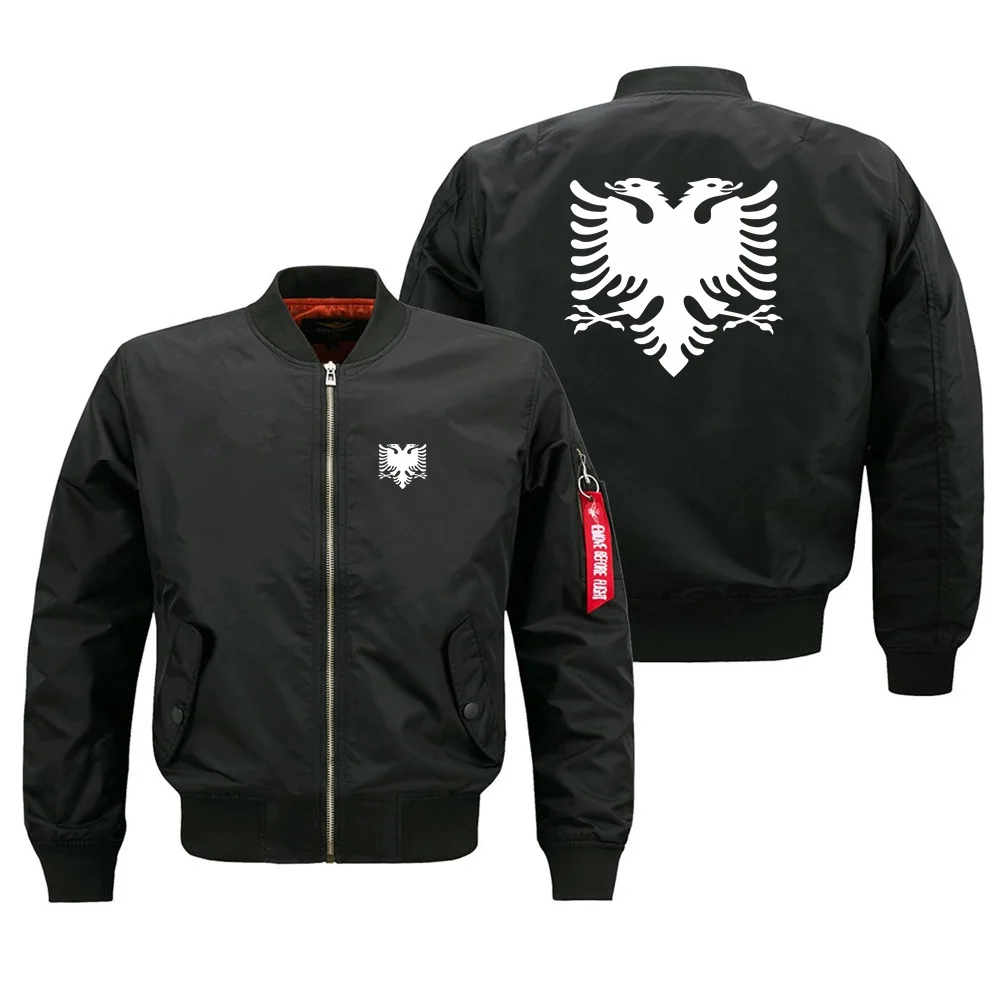 Outdoor Militär Albanien Flagge Flug Männer Ma1 Bomber Jacke Winddicht Mann Baseball Mäntel Image