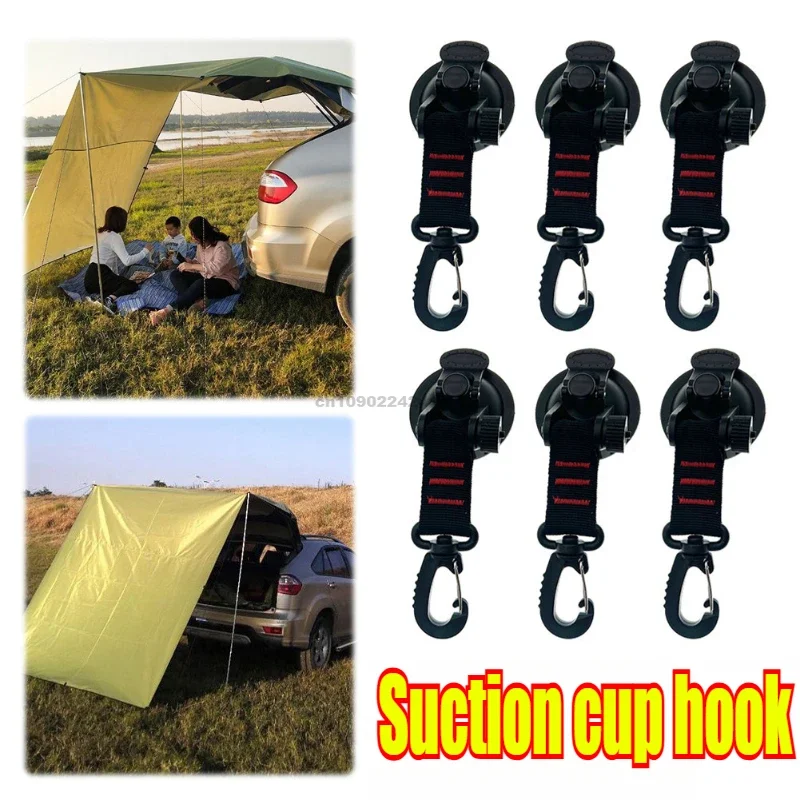 Outdoor Camping Auto Zelt Saugnapf Schnalle Tragbare Saugnapf Haken Zelt Haken Sonnenschutz Regen Abdeckung Auto Fenster Saugnapf