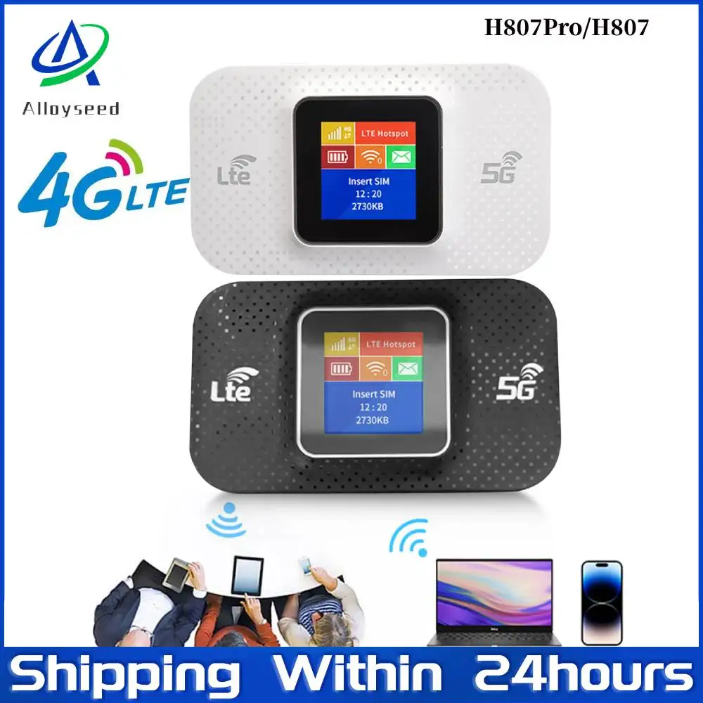 H807Pro 4G LTE WLAN-Router mit SIM-Kartensteckplatz 150 Mbit/s WLAN-Router Repeater 3650 mAh WLAN-Router Mini-Taschen-Hotspot für den Außenbereich Image