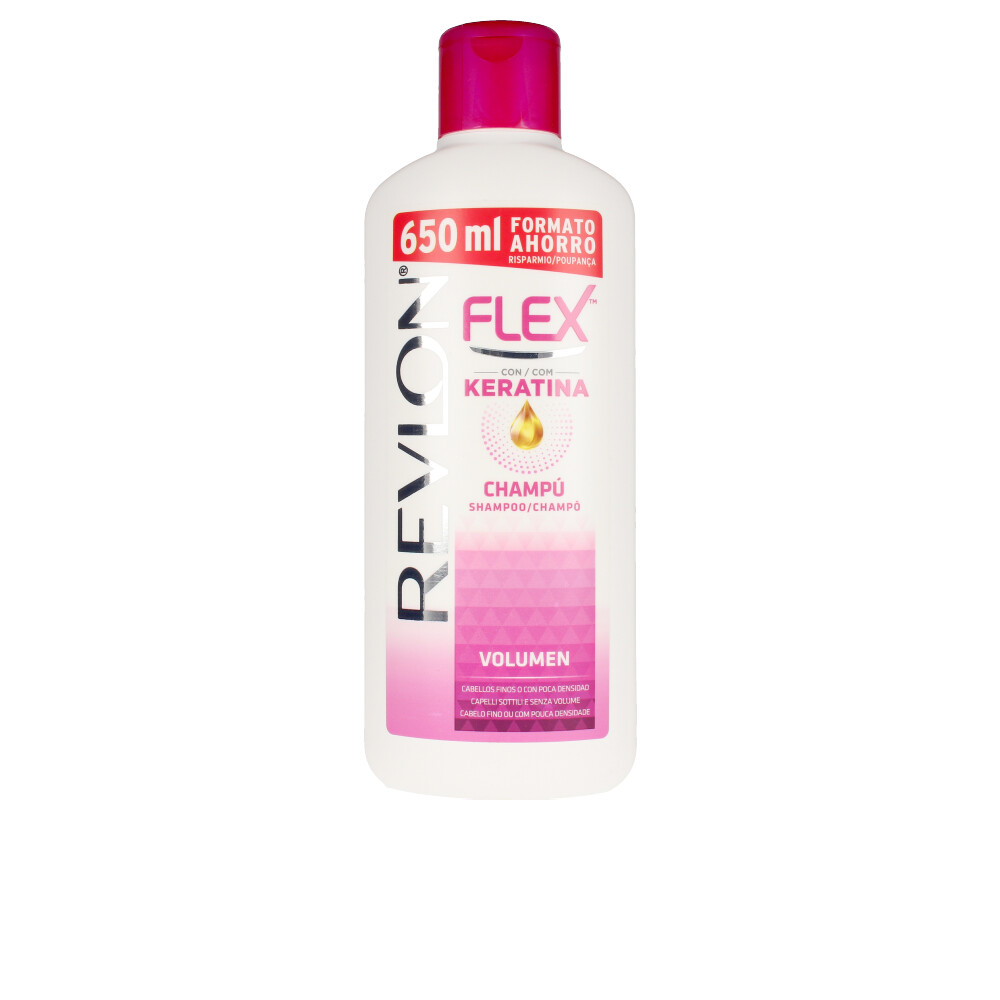 Flex Keratin Shampoo Volume Thin Hair 650 ml Image