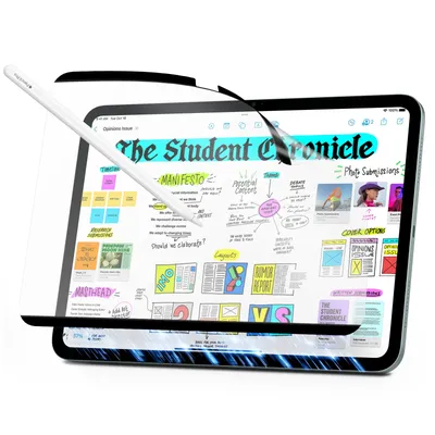 Magnetic Paper Screen Protector for iPad Air 13 Inch M3 2025/M2 2024 Detachable & Reusable iPad Air