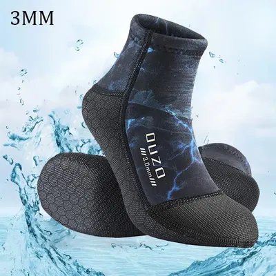 New 3mm Diving Neoprene Socks Anti Slip Warm Cold-proof Wetsuit Surfing Snorkeling Water Sports