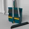 Household Broom And Dustpan Set, Upright Dustpan And Broom Combination Set, Cleaning Office Kitchen Wooden Floor Pet Hair