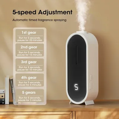 Ultrasonic Aromatherapy Machine Home Wall Mounted Aromatherapy Diffuser USB Portable Air Freshness