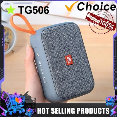 T&G Speaker TG506 Portable Mini Wireless Soundbar Bluetooth Outdoor Indoor HIFI Loudspeaker Support