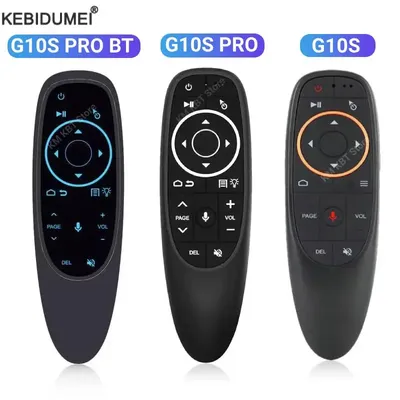 G10S PRO BT Voice Remote Control 2.4G With BT5.0 Wireless Air Mouse Gyroscope Smart Remote Backlit