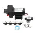Pompe à membrane 12V, pompe à eau auto-amorçante DC, pompe à pression pour jardin et camping-car