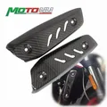 Per Triumph Street Triple 765 RS 2016 2017 2018 2019 100% In Fibra di Carbonio Radiatore Piastre End Copertura Laterale Modifica Del Motociclo
