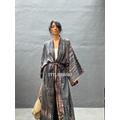LKB43/Kimono lungo oversize, vestaglia, estate, kimono unisex, donne alte, vacanze, look da festa
