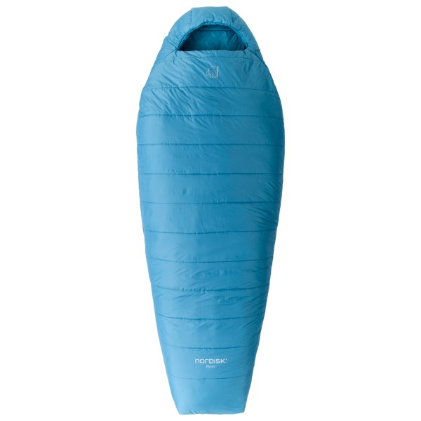 Nordisk - Bjarni ±0° Wide Mummy Sleeping Bag - Kunstfaserschlafsack Gr M - bis 175 cm Zip: Left Blau
