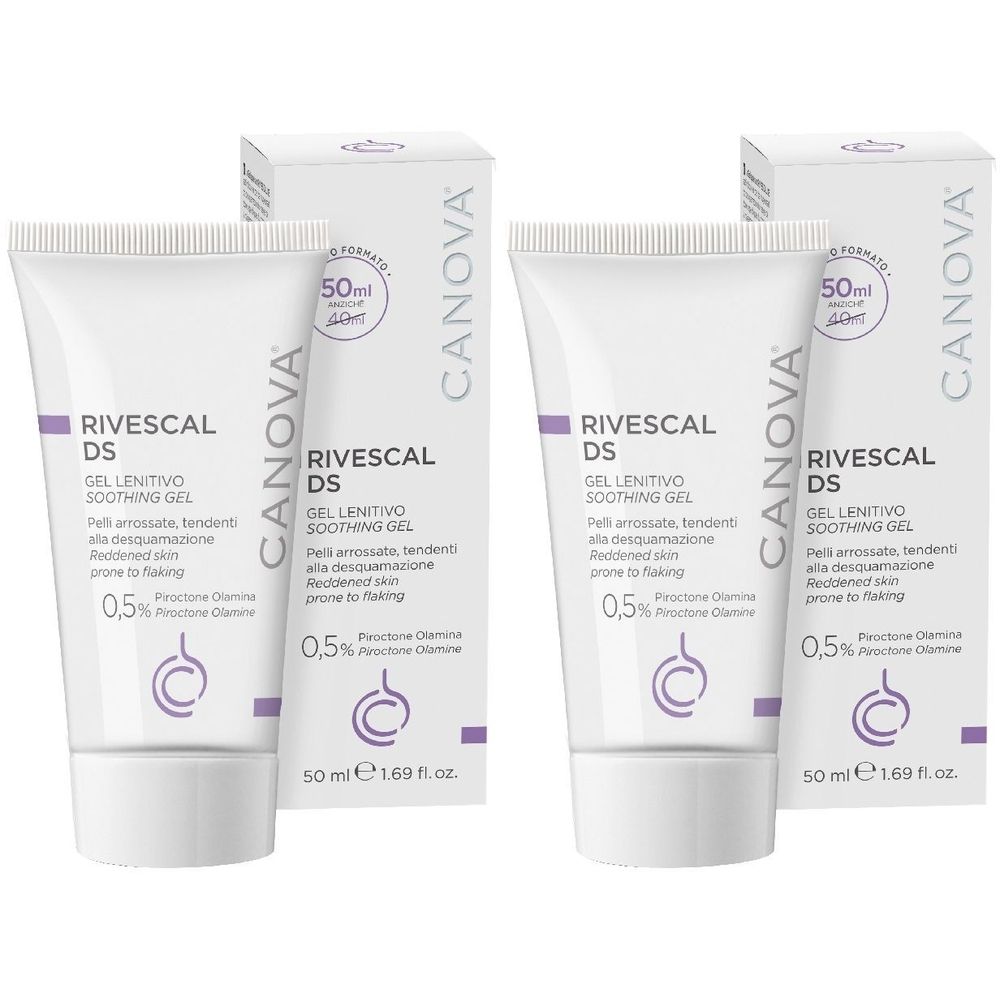 Rivescal Ds Canova Gel 50 Ml Nuova Confezione 2x50 ml