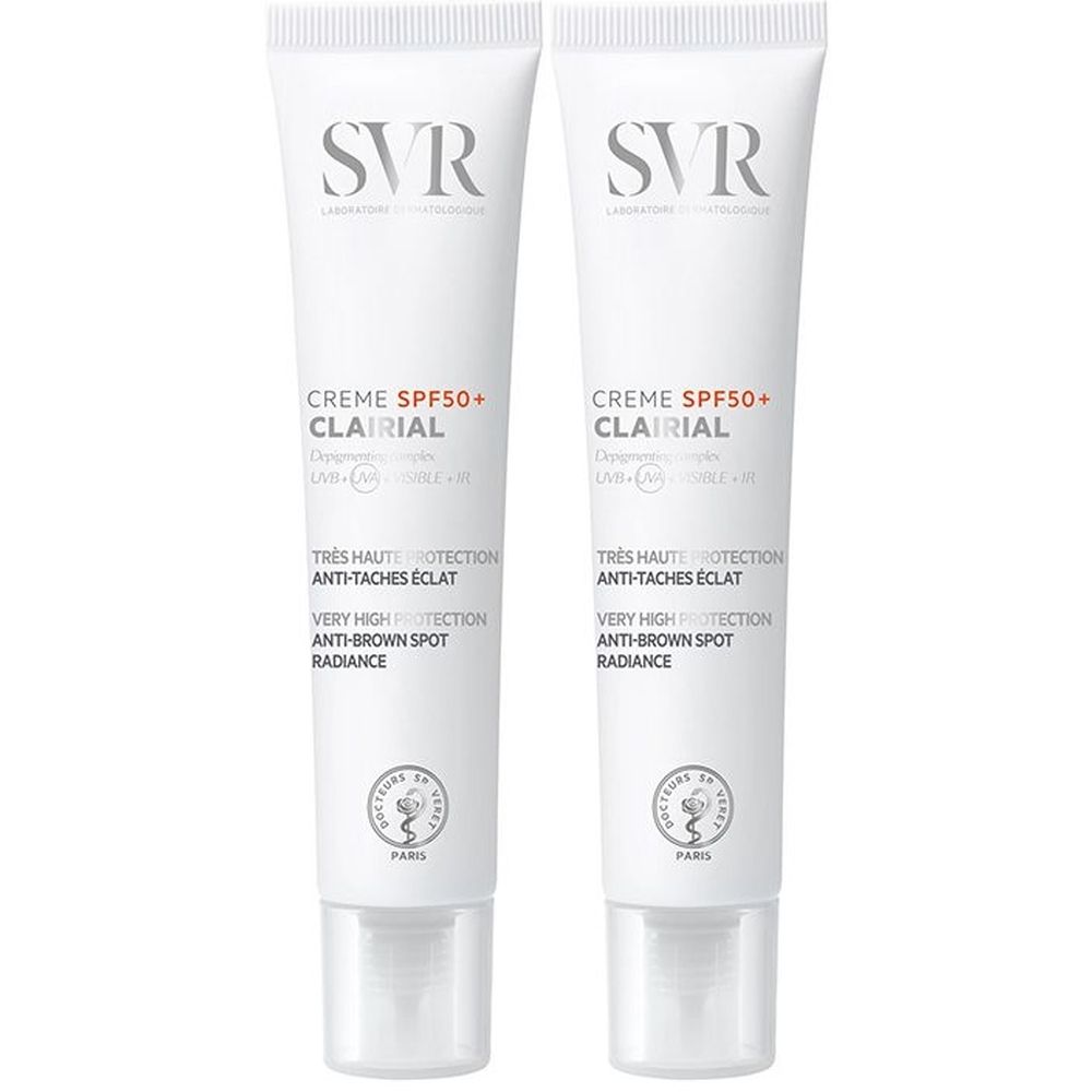 SVR CLAIRIAL Creme SPF 50+ 2x40 ml Crema