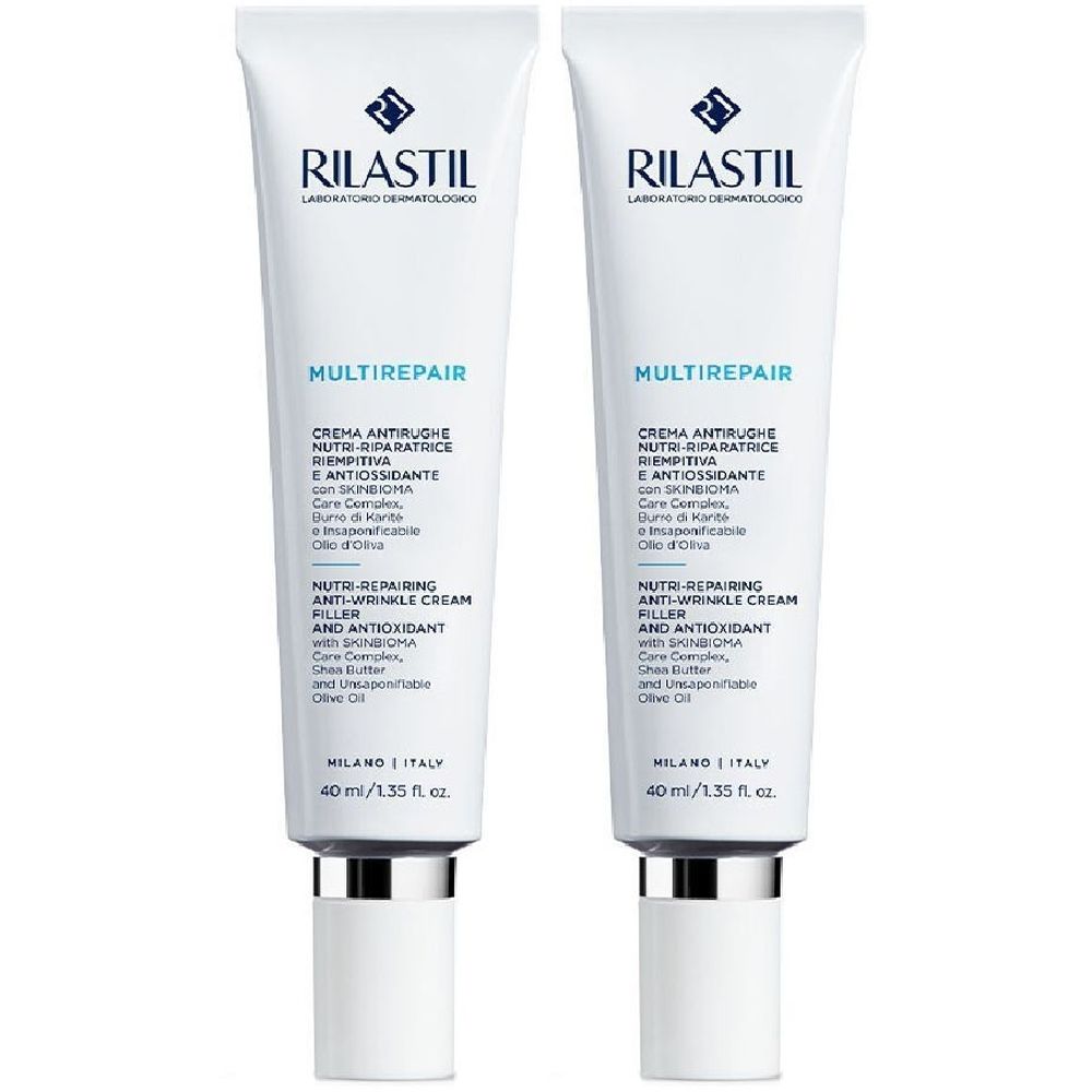 RILASTIL® Multirepair Crema Antirughe Nutririparatrice 2x40 ml