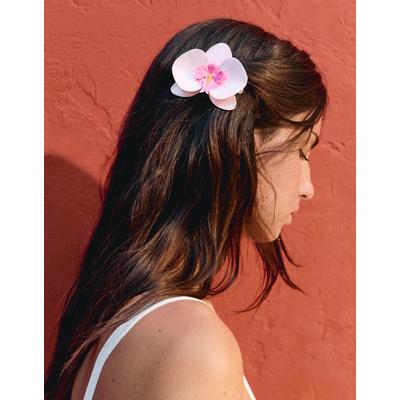Bershka Flower Hair Clip Women Pink