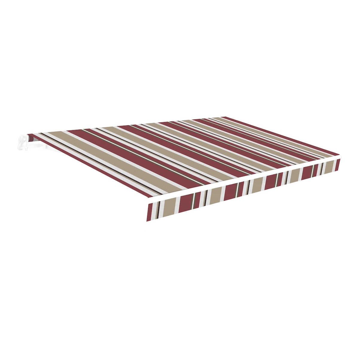 Wasabi - Plane für Markise 4x2,5 Granat Polyester 280 gr/m2 – UV-Schutz – Rollbare Stoff 383x250cm – Ersatz für Terrasse und Garten-Markisen Image