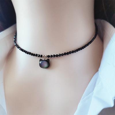 TEMU A Necklace For Women Featuring A High- Pendant, Designed As An Elegant Choker With A Clavicle Chain, Fashion Enthusiasts And An Ideal Birthday Gift. Image