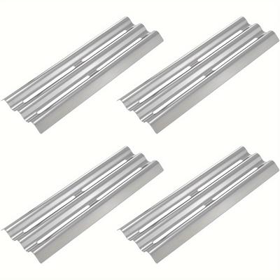 TEMU 4pcs, Heat Shield Plate In Stainless Steel, Replacement Heat Plate For Napoleon Legend 485 605 730 Lifestyle Gas Grills, Replacement, Kitchen Supplies, Kitchen Accessories, Bbq Accessories Image