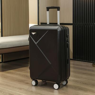 TEMU Suitcase For Women 20 Inch Korean Version Small Fresh College Student Suitcase 20 Inch Large Capacity Lockbox For Men Leather Trolley Suitcase Image
