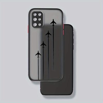 TEMU Soft Tpu Phone Case Featuring An Artistic Airplane And Paris Tower Design, Compatible With Oneplus Models Including 7, 8, 9, And Nord Series, In A Frosted Transparent . Image