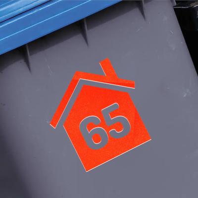 TEMU Papa Prints Pack Of 1/3/4/5 Bin Numbers For Wheelie Bins Personalized Wheelie Bin Stickers Numbers Waterproof Bin Stickers For Wheelie Bins Image