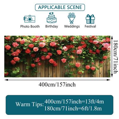 TEMU 1pc Door Decoration Garage Door Wrap – Add Holiday Flair To Your Garage, Great For Seasonal Parties, Family Events, And Outdoor Gatherings. And . Image