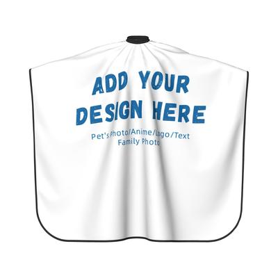 TEMU Customizable Haircut Cape For Adults, Polyester Salon Cloak, 55x66 Inch, Hair Trimming Poncho, With Diy Home Haircuts And Professional Salons Image