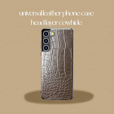 TEMU Leather Phone S22/s22+/s22u/s23u/s24u Case Light Luxury Anti-slip, Shock-proof, Anti-fall Image