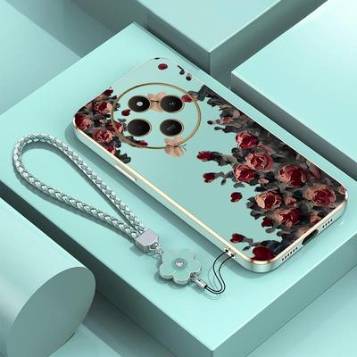 TEMU Rose Bush For Redmi 14c 4g With Couple Style Comfortable Feel 14c Case Casual Image