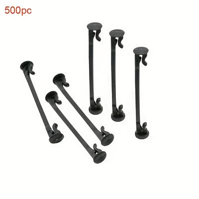 TEMU 500pcs Plant Vine Binding Kiwi Grapes Vine Fastening Clip Vegetable Flower Fixing Binding Hook Greenhouse Agriculture Supplies Image
