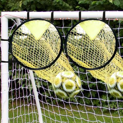 TEMU Youth Soccer Goal Net - High-quality Pvc, - Accuracy & Training Practice, Outdoor Football Practice For Backyard & Training Drills Image