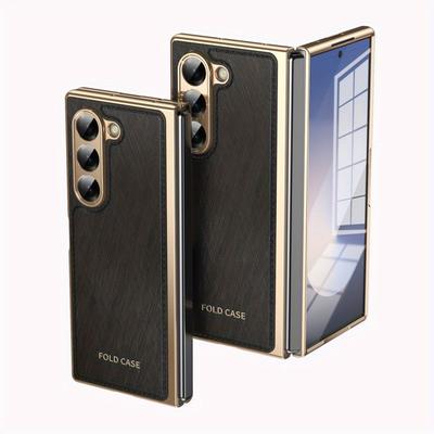 TEMU Ultra-thin Case For Z Fold 6, New Screen Protective Cover Compatible With Z Fold 5, Z Fold 4/3, Full-body Case. Image