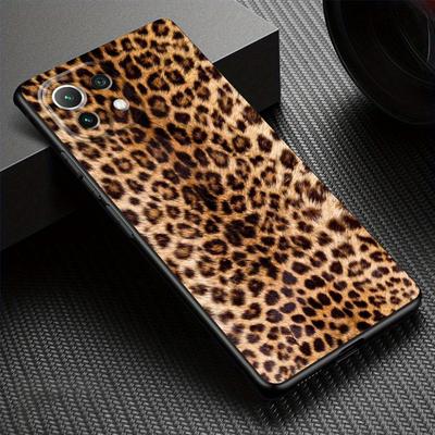 TEMU Case For Xiaomi 11 Lite 5g 11t 13 Pro 10t 12 12t 12x Back Shell Soft Shockproof Phone Cover Tiger Skin Pattern Image