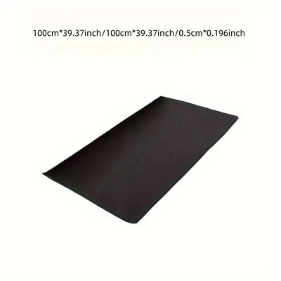 TEMU Car Hood Insulation Noise Reduction Pad - Matte Plastic Front Engine Protector With Heat Dissipation & Soundproofing, Durable Automotive Accessory For Reduced & Cooling, Car Sound Insulation Image