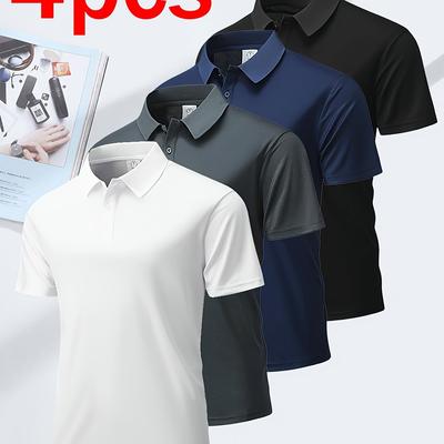TEMU 4pcs Men's Trend Shirts Used As Gifts! Image