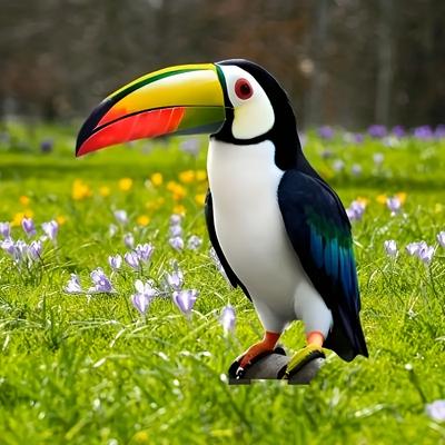 TEMU 2d Flat, 2d Flat Colorful - Outdoor Garden Decor Ground Insert, Durable Acrylic Animal Decoration, Suitable For Easter Or Display, Lifelike Design And Vibrant Colors, For Landscape, 2d Flat Image