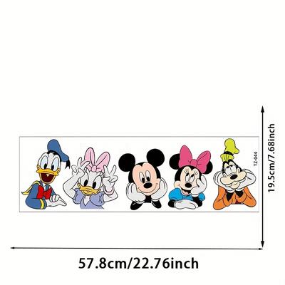TEMU Mouse Wall Stickers, Wall Window Decorations, Home Decoration, And Party Supplies, Home Decoration, Unique And , Ideal Gift. Image