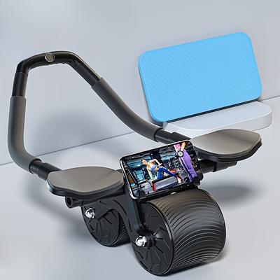 TEMU An Automatic Rebound Abdominal Roller, Suitable For Fitness, Abs Training, Training - 2 Colors Of Knee Pads Sent Image