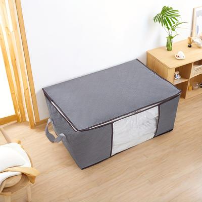 TEMU 120l/90l/75l, Suitable For Clothes, Bedding, Toys, Etc. Storage, Durable Fabric, Easy To Solve Storage Problems, Non-woven Material, Zipper Closure, Clothes Storage Organizer Image