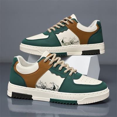 "TEMU Men's Casual Sneakers - Lightweight, Non-slip, Comfortable Lace-up Shoes With "best" Design, Use, Everyday Casual Wear, Casual Footwear | Casual Sneakers | Laceup Shoe" Image