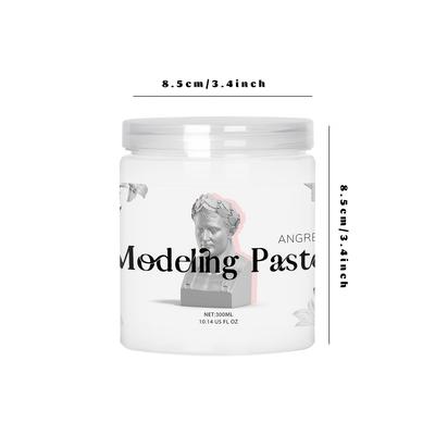 TEMU 480g/300mlangres Acrylic Modeling Clay - Transparent Texture Clay, Easy-to-build 3d Effect, Ideal For Artistic , A Must-have For Artists, Artist'|glossy Finish|durable Clay, Clay Se Image