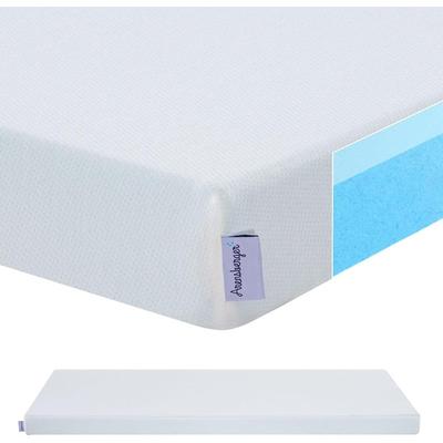 TEMU Arensberger Luxury Mattress Topper, Gel Foam And Foam Mattress Topper, Washable Cover, Suitable For Spring Core And Mattresses, Mattress Topper Height 10 Cm Image