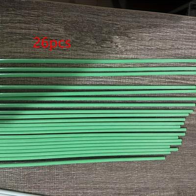 TEMU 16/26pcs 39.37inch Fiberglass Gardening Stakes , Sunlight And Frost Resistant, Suitable For Greenhouses, Arches And Vegetable Gardens, Tools For Greenhouse And Seedling Support Diameter 4mm Image