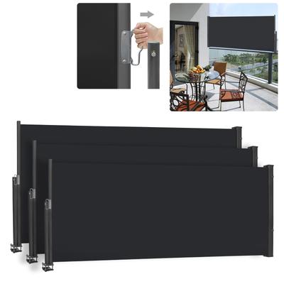 TEMU Side Awning Extendable, Side Awning, Privacy Awning, Opaque, With Wall Bracket, For Balcony, Garden () Image
